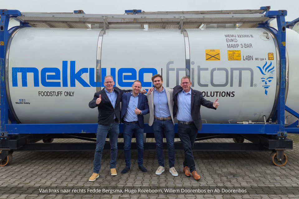 Van Links Naar Rechts Fedde Bergsma, Hugo Rozeboom, Willem Doorenbos En Ab Doorenbos